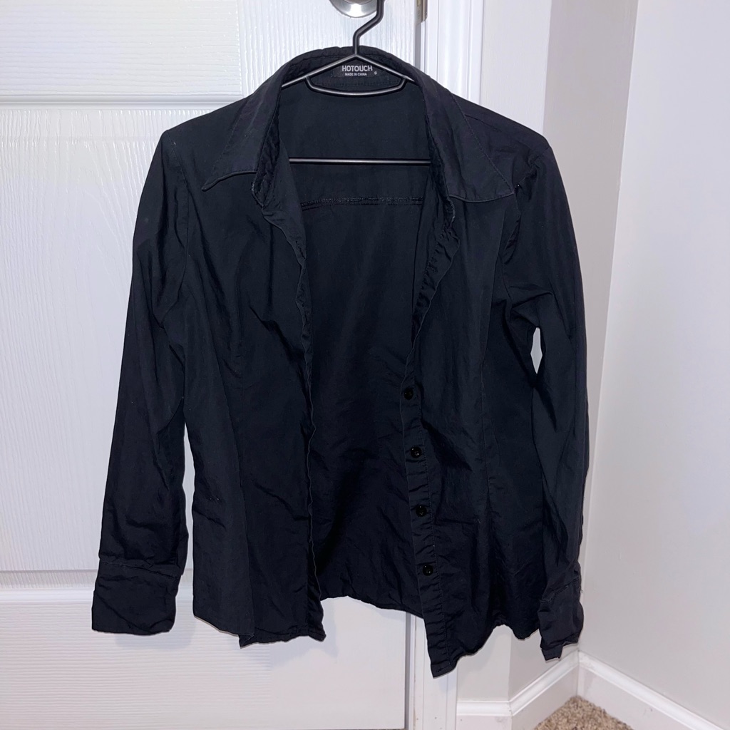 Amazon Black Button Up